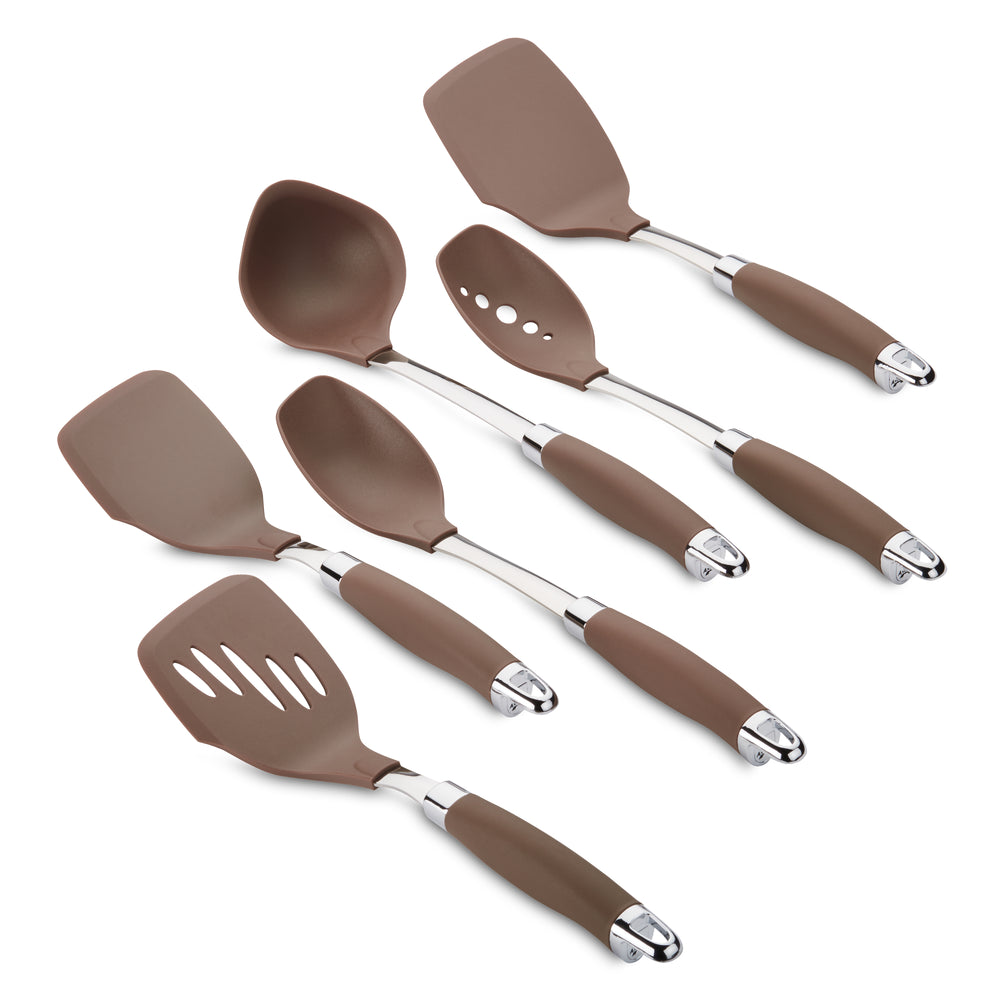 6-Piece SureGrip Utensil Set | Bronze