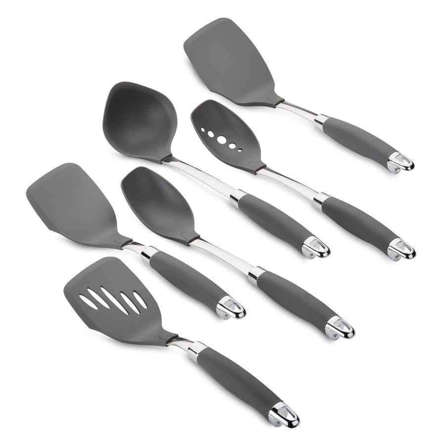 6-Piece SureGrip Utensil Set | Graphite